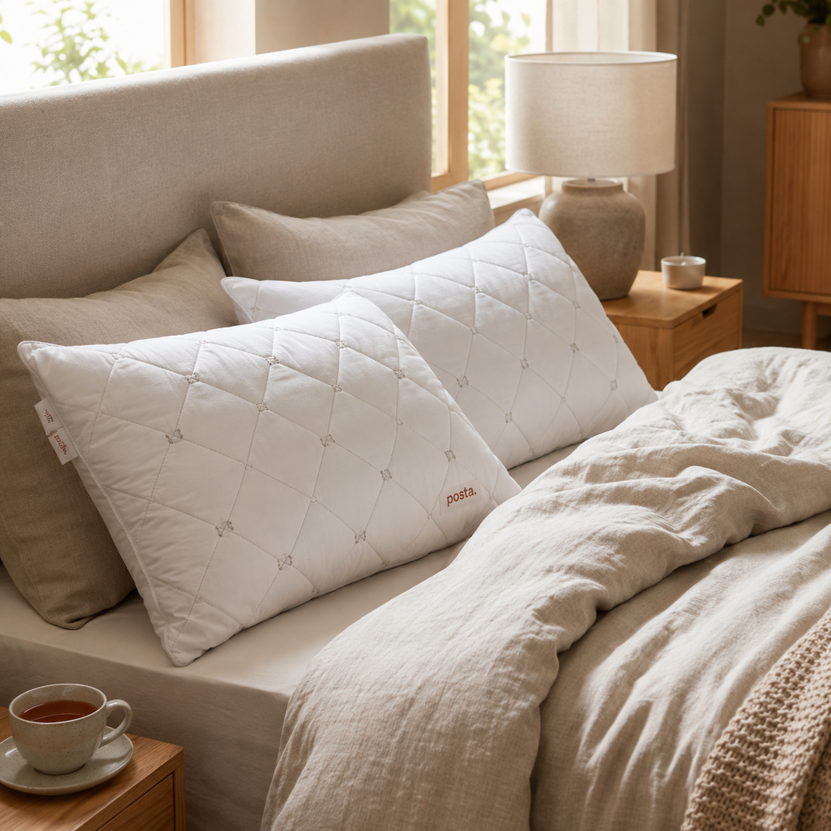 Almohadas POSTA para dormitorio cómodo y sereno