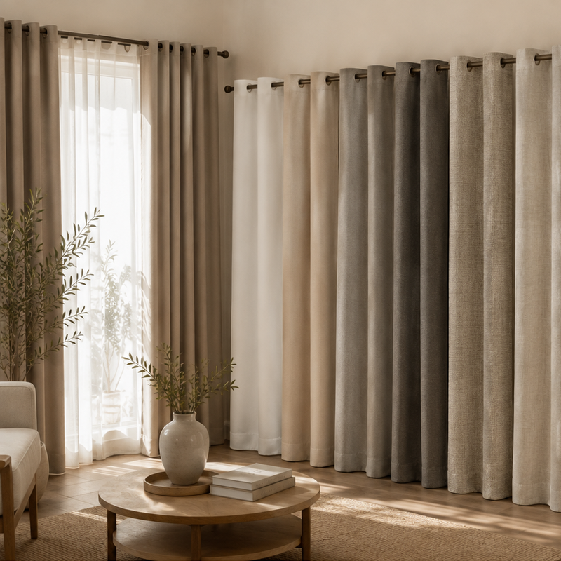 Cortinas blackout POSTA para dormitorio y living
