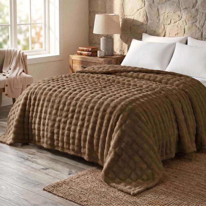 Frazada Burbuja flannel Sidney CHILL&HOME