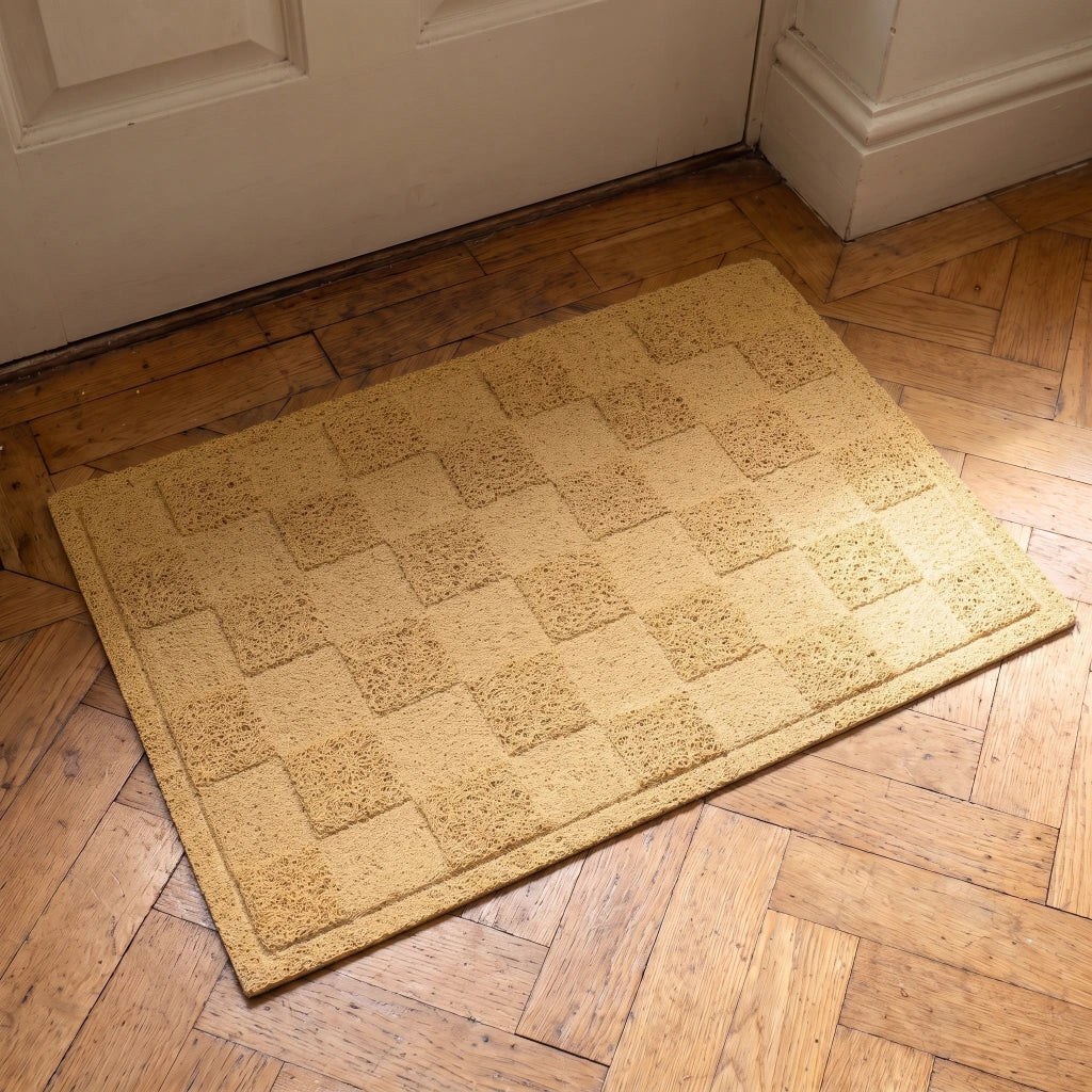 Alfombra felpudo cuadrillé ajedrez