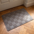 Alfombra felpudo cuadrillé ajedrez