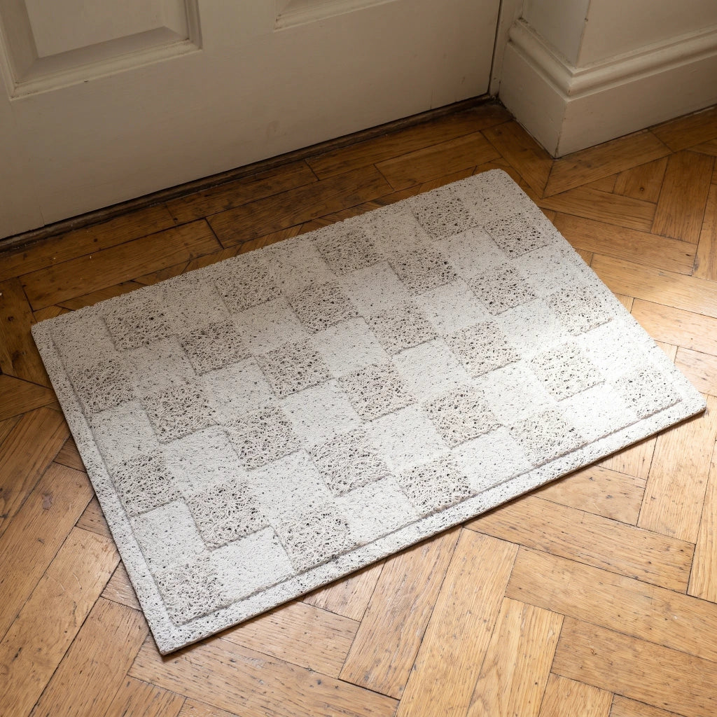 Alfombra felpudo cuadrillé ajedrez