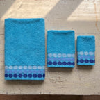 Set x 3 toallas y toallón premium 80% algodón MENUCHA