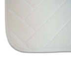Alfombra de baño zigzag natural