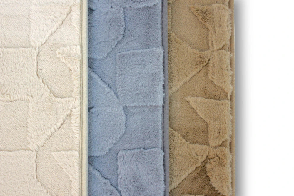Alfombra baño figuras geométricas
