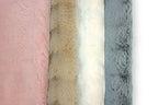 Alfombra baño peluchito con relieve blanco