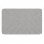 Alfombra de baño barro de diatomea diagonales