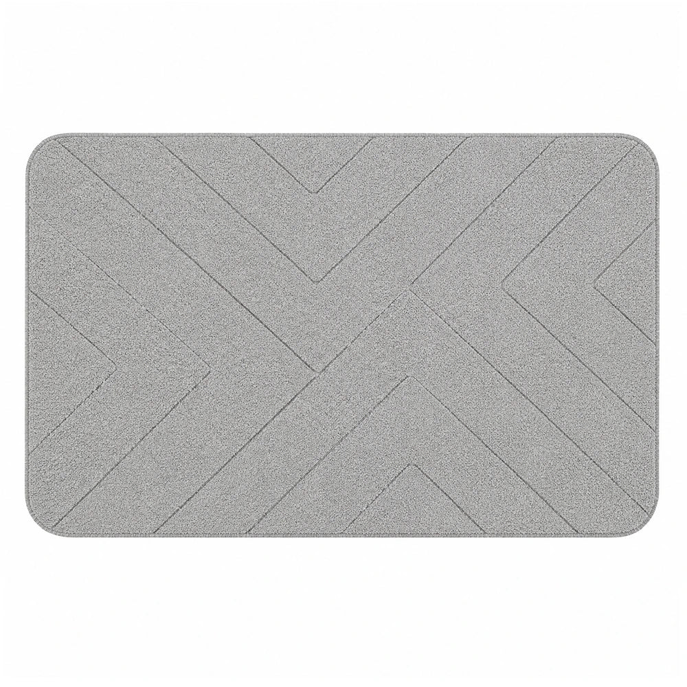 Alfombra de baño barro de diatomea diagonales