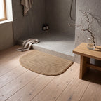 Alfombra de baño semicircular nuditos