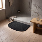 Alfombra de baño semicircular nuditos