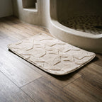 Alfombra baño figuras geométricas