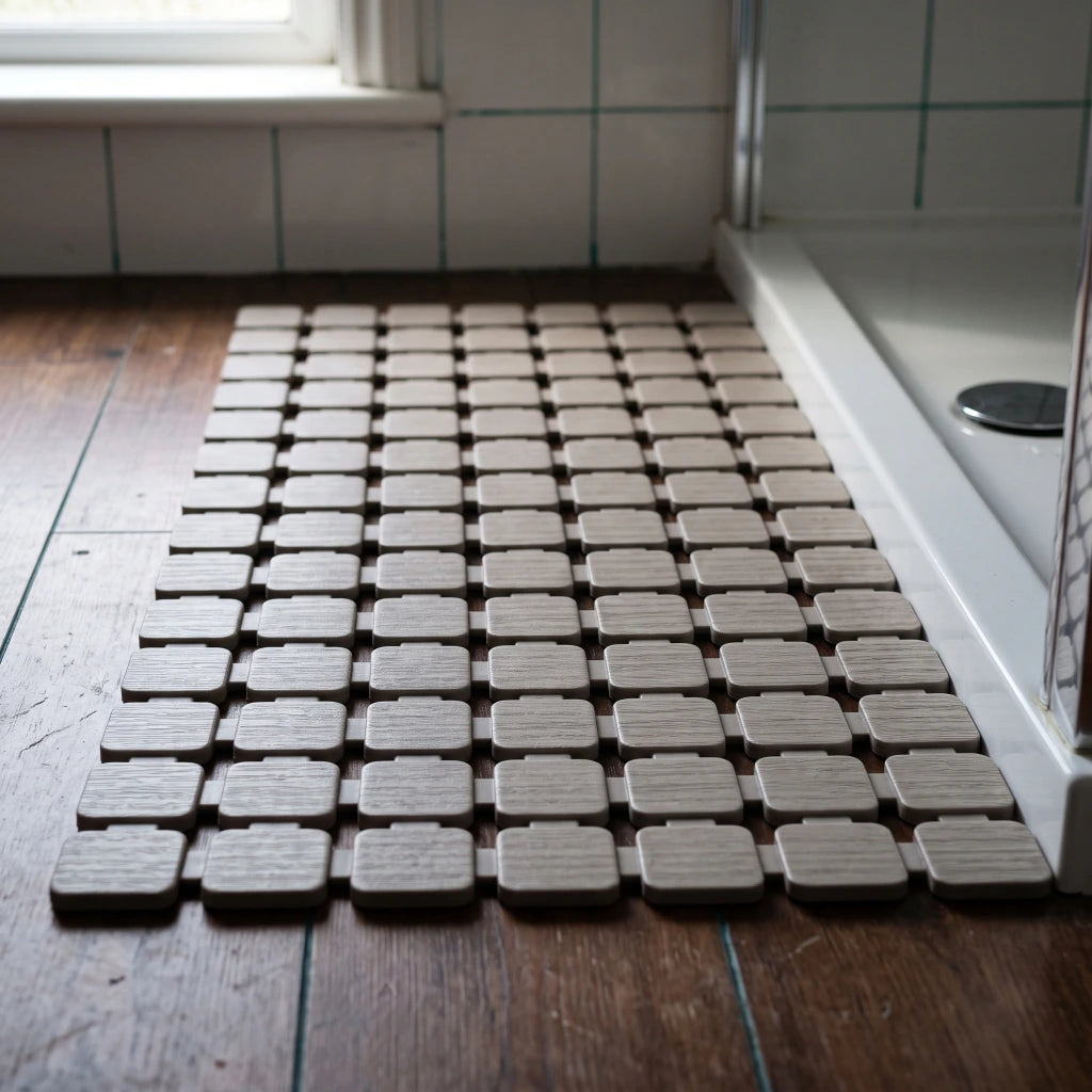 Alfombra de pvc brick con rayas