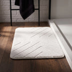 Alfombra de baño barro de diatomea diagonales