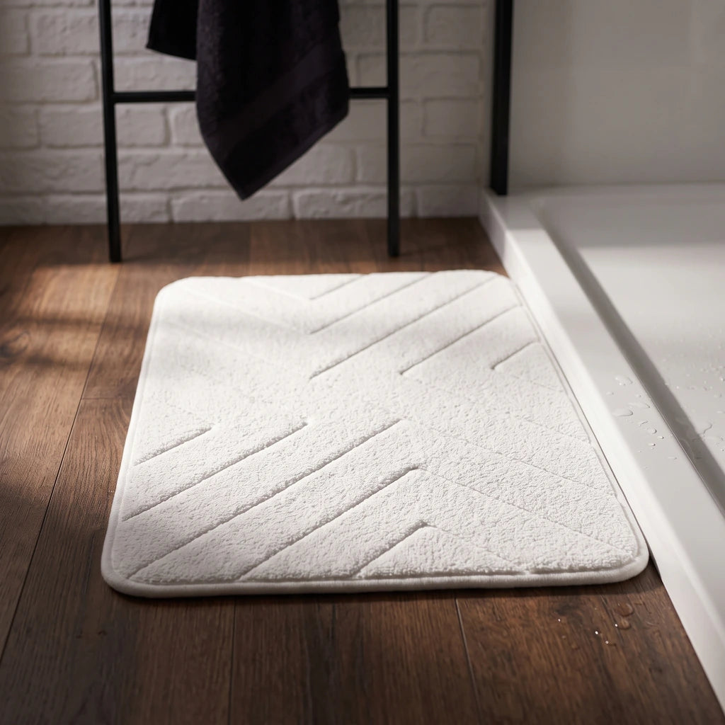 Alfombra de baño barro de diatomea diagonales