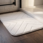 Alfombra de baño barro de diatomea diagonales