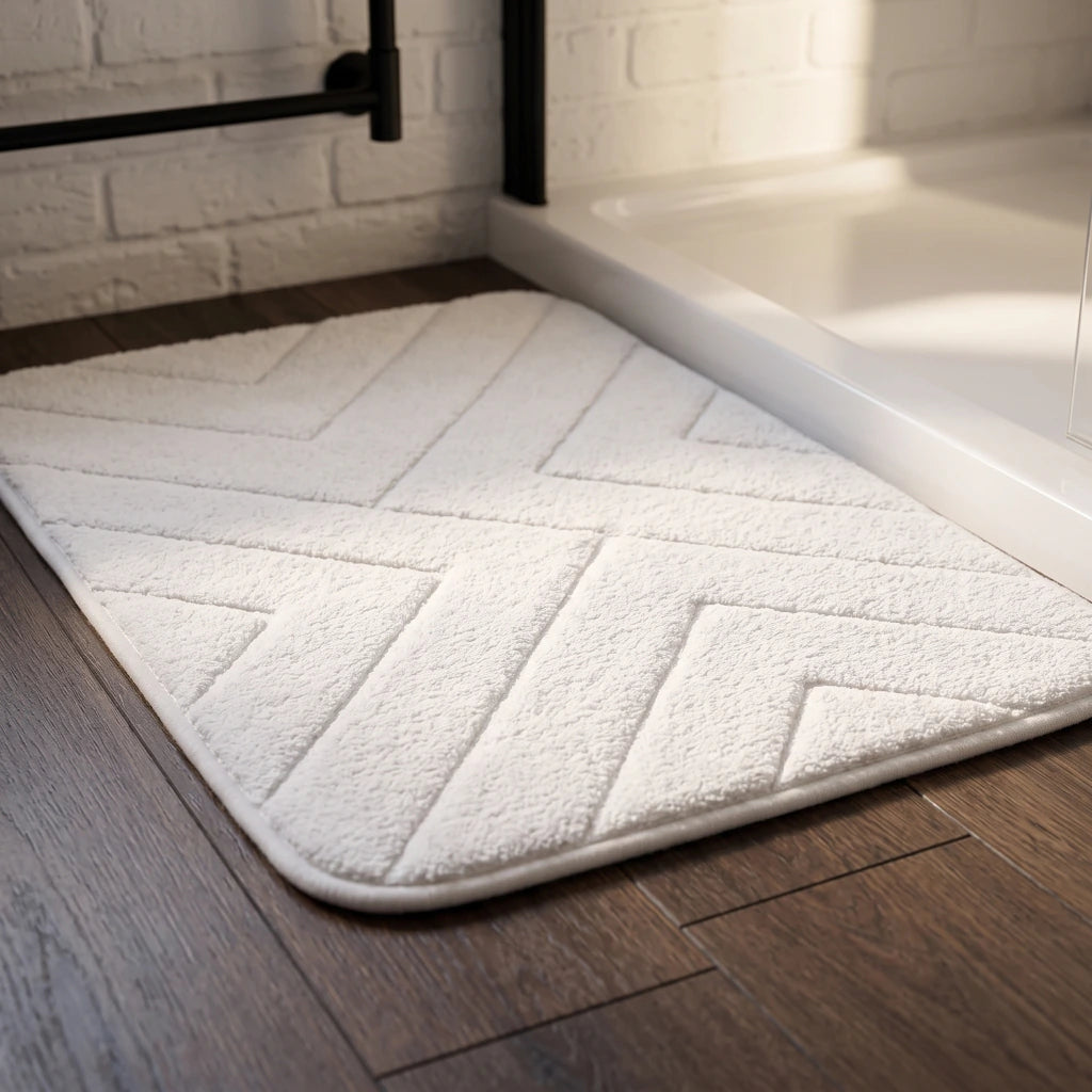 Alfombra de baño barro de diatomea diagonales