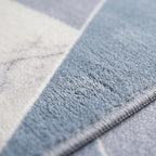 Alfombra microfibra triángulos