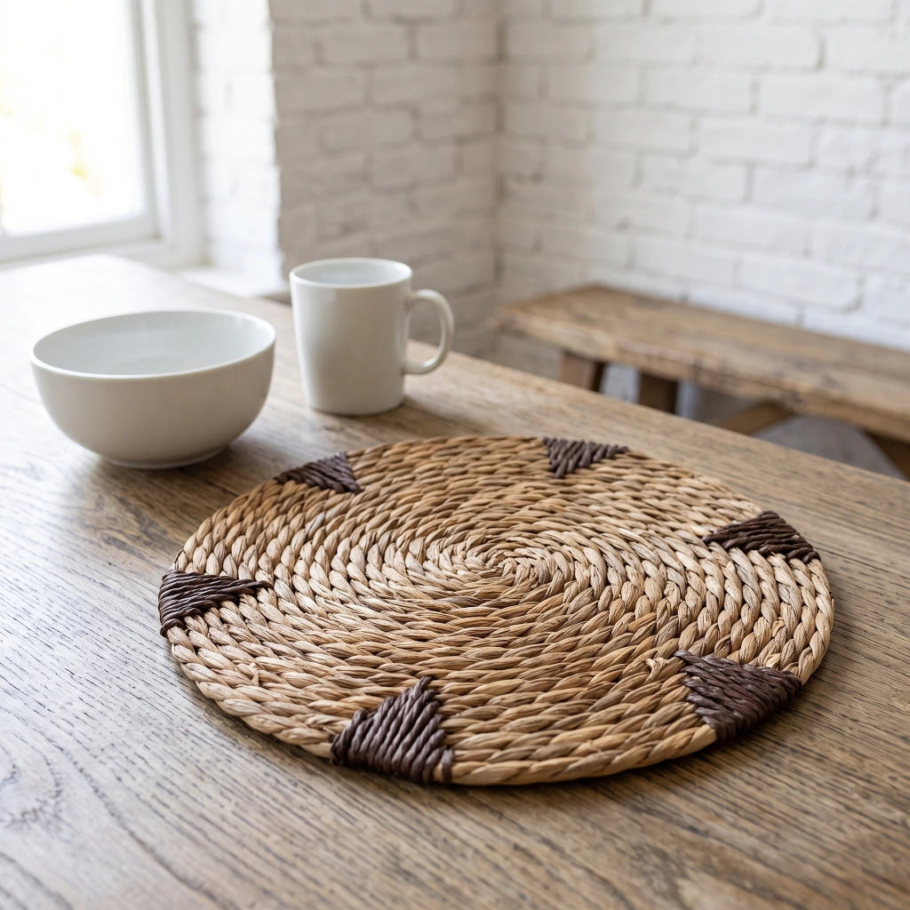 Individual de typha flor con detalles en papel