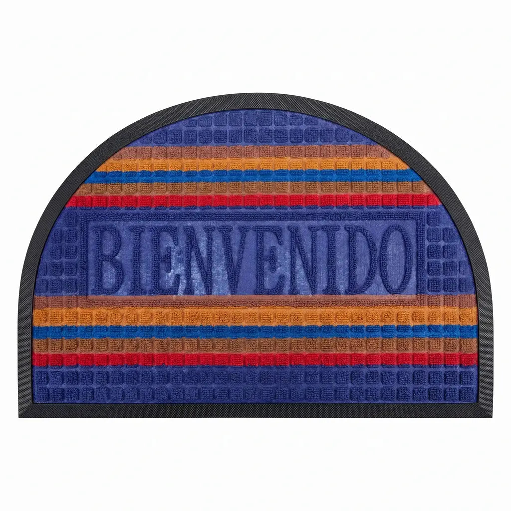Alfombra felpudo semicircular bienvenido PARIS