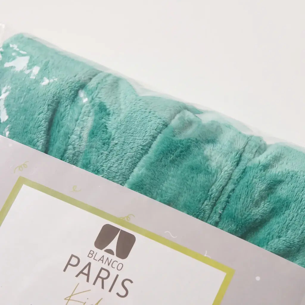 Bata de baño niños flannel blanco parís