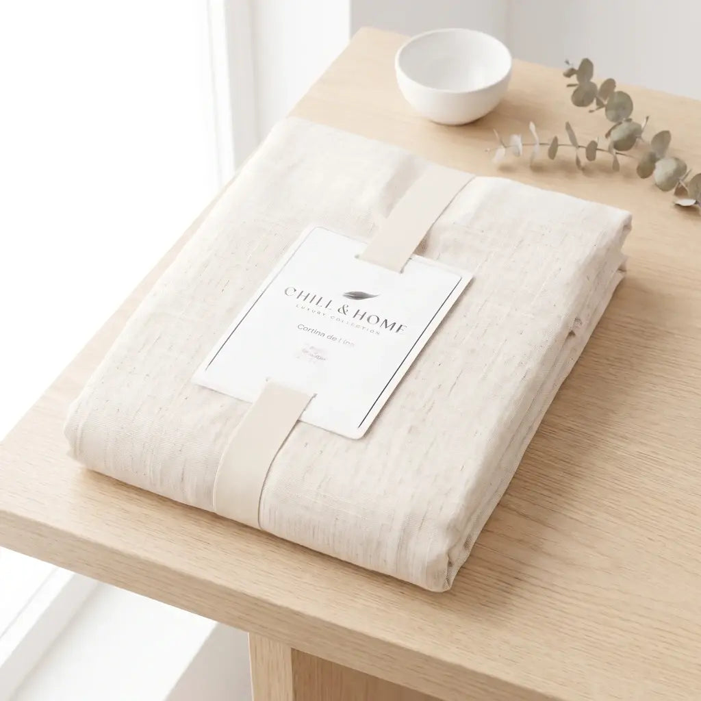 Cortina de lino para barral CHILL&HOME