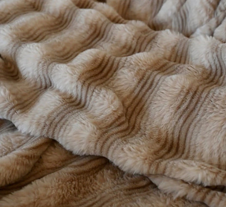 Acolchado ondulado rabbit fur sherpa CHILL&HOME