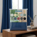 Cortina blackout textil 2 paños TEKA