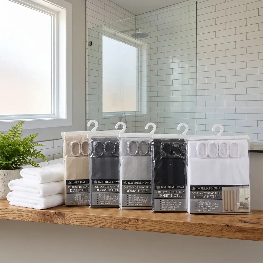 Cortina de baño de dobby hotel IMPERIAL