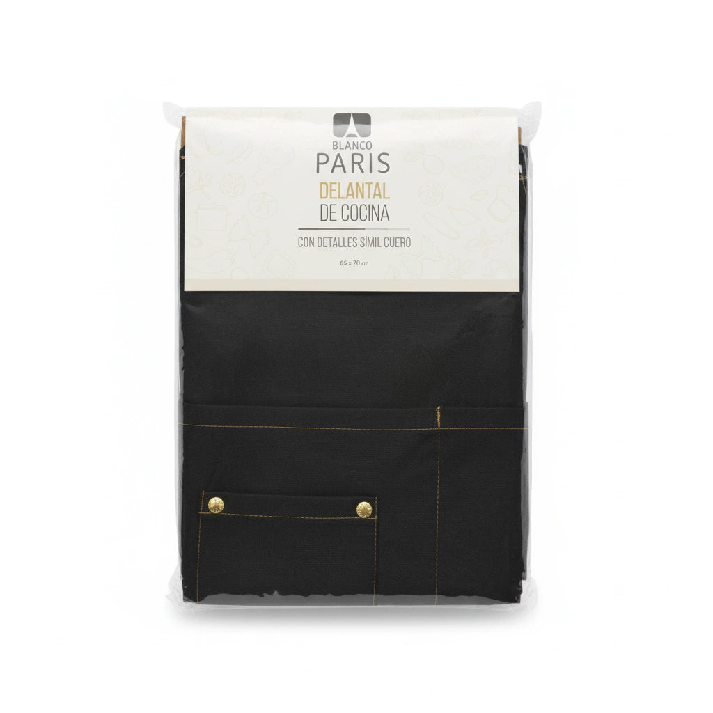 Delantal símil cuero PARIS