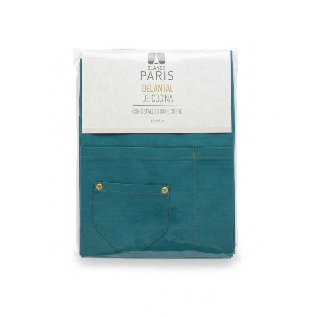 Delantal símil cuero PARIS