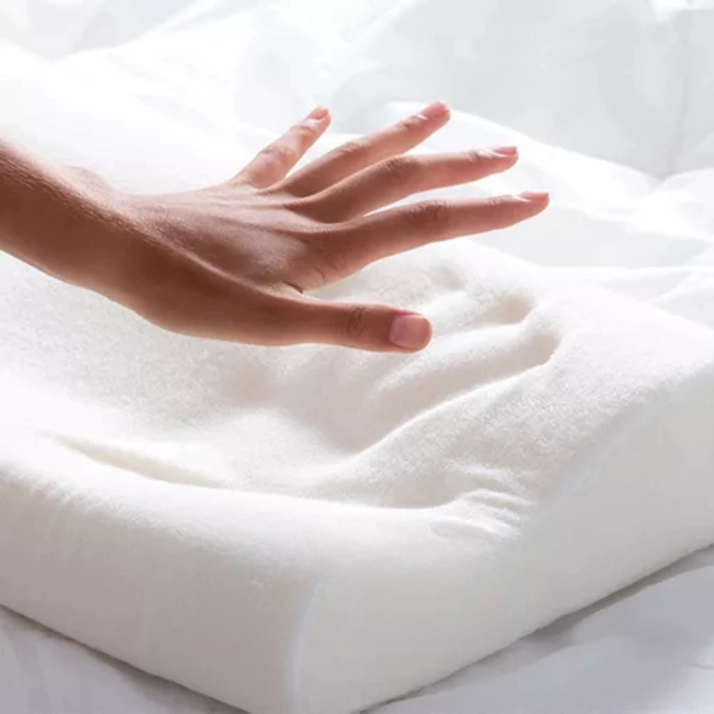 Almohada inteligente cervical con funda de toalla