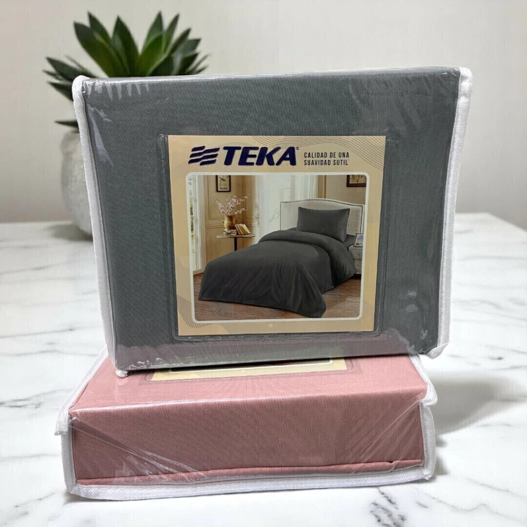 Juego de sábanas lisa 300 hilos TEKA