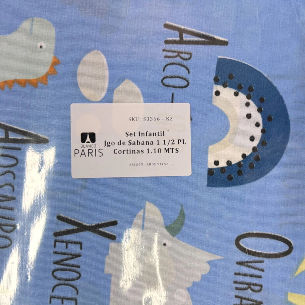 Set juego de sábanas infantil + cortina en juego PARIS