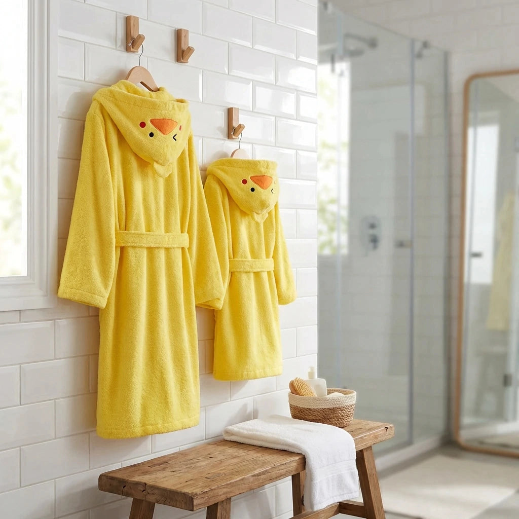 Bata de baño infantil animales con capucha PARIS