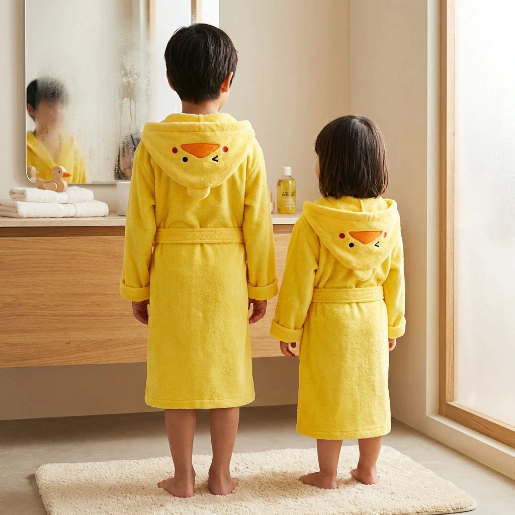 Bata de baño infantil animales con capucha PARIS