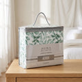 Juego de sábanas 400 hilos estampado AURA BLANCO