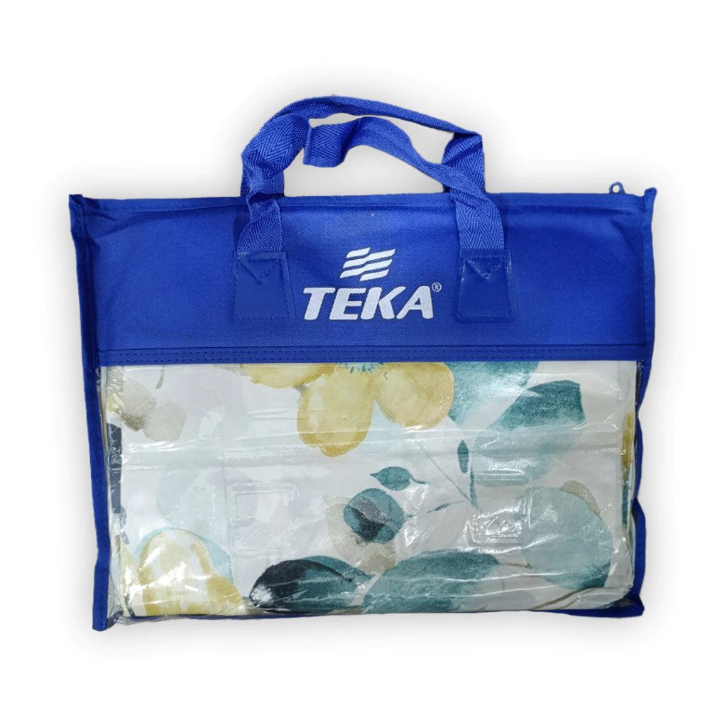 Juego de sábanas estampada en valija TEKA 300 hilos