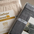 Juego de sábanas linea vintage 600 hilos TERRENAL