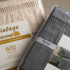 Juego de sábanas linea vintage 600 hilos TERRENAL