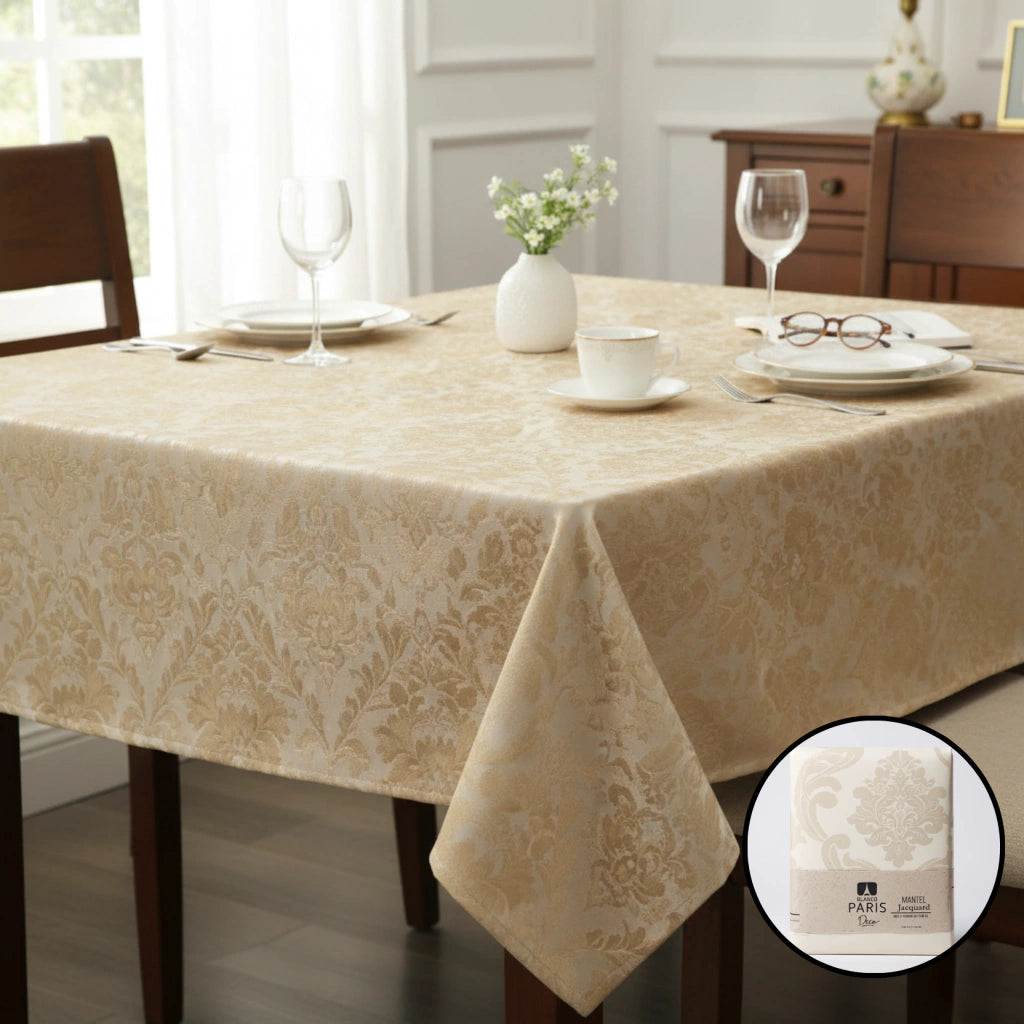 Mantel jacquard liso PARIS