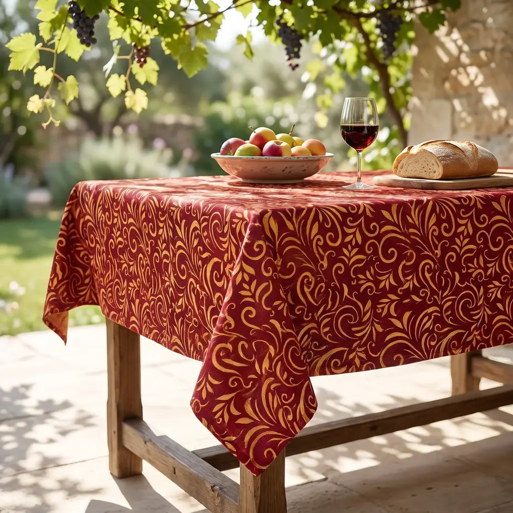 Mantel diseño jacquard berlin