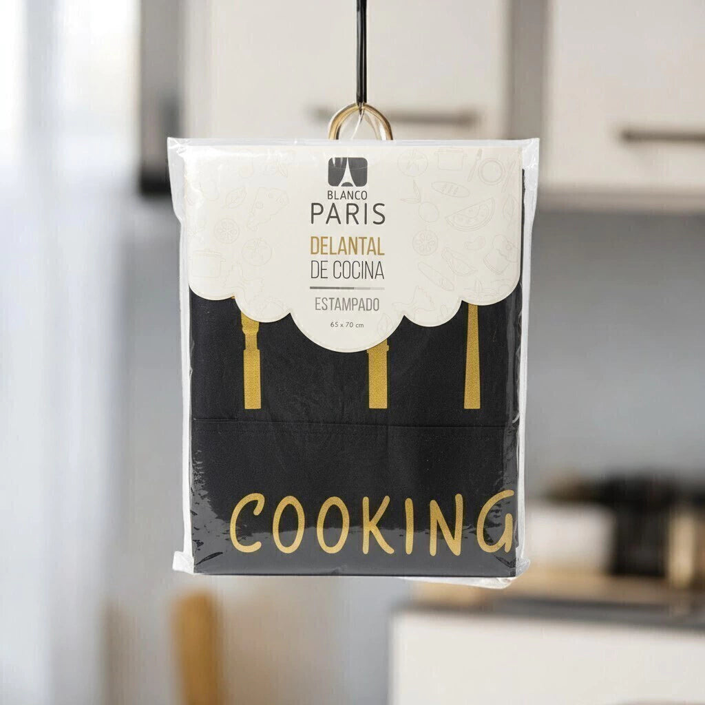 Delantal estampado PARIS
