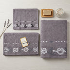 Set x 3 de toallón + toalla de rostro + toalla de mano