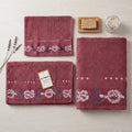 Set x 3 de toallón + toalla de rostro + toalla de mano