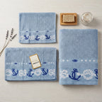 Set x 3 de toallón + toalla de rostro + toalla de mano