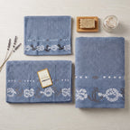 Set x 3 de toallón + toalla de rostro + toalla de mano