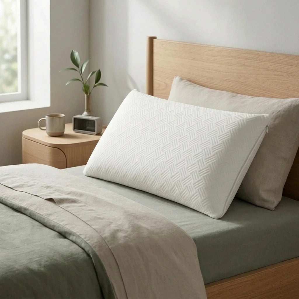 Almohada inteligente jacquard clásica con funda
