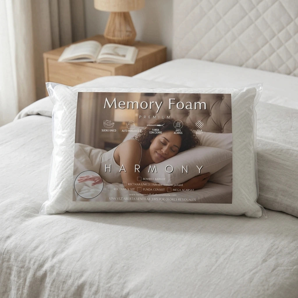 Almohada cervical inteligente jakcard premium con funda