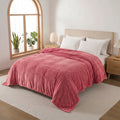 Frazada panal de abeja ROYALe flannel CAMPOMAYO
