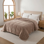 Frazada panal de abeja ROYALe flannel CAMPOMAYO
